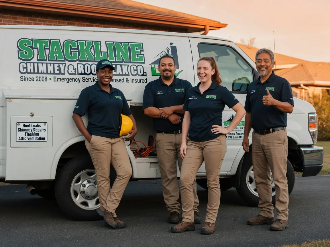 Chimney flashing repair company in Riverside, OR